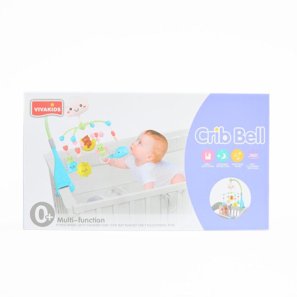 Rotating Musical Baby Crib Mobile with Projection