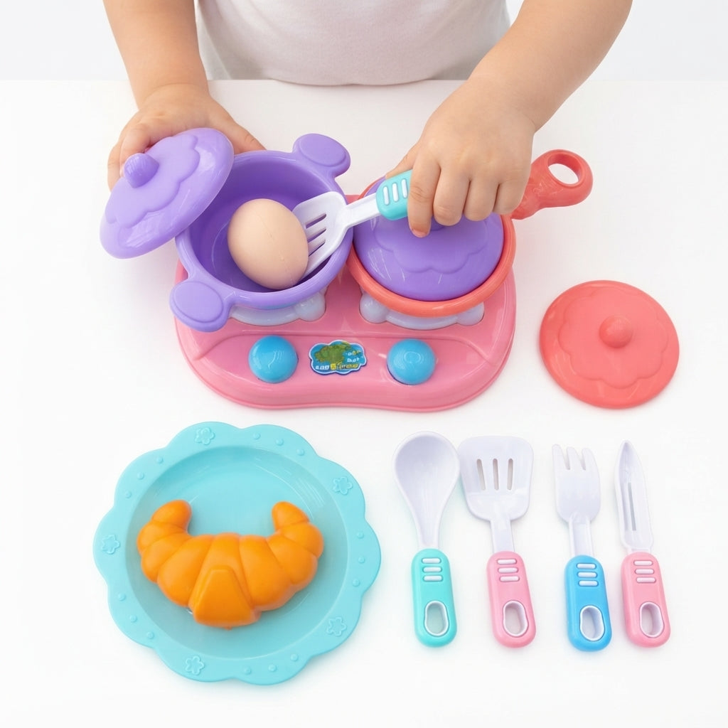 Pretend Play Breakfast Kitchen Set