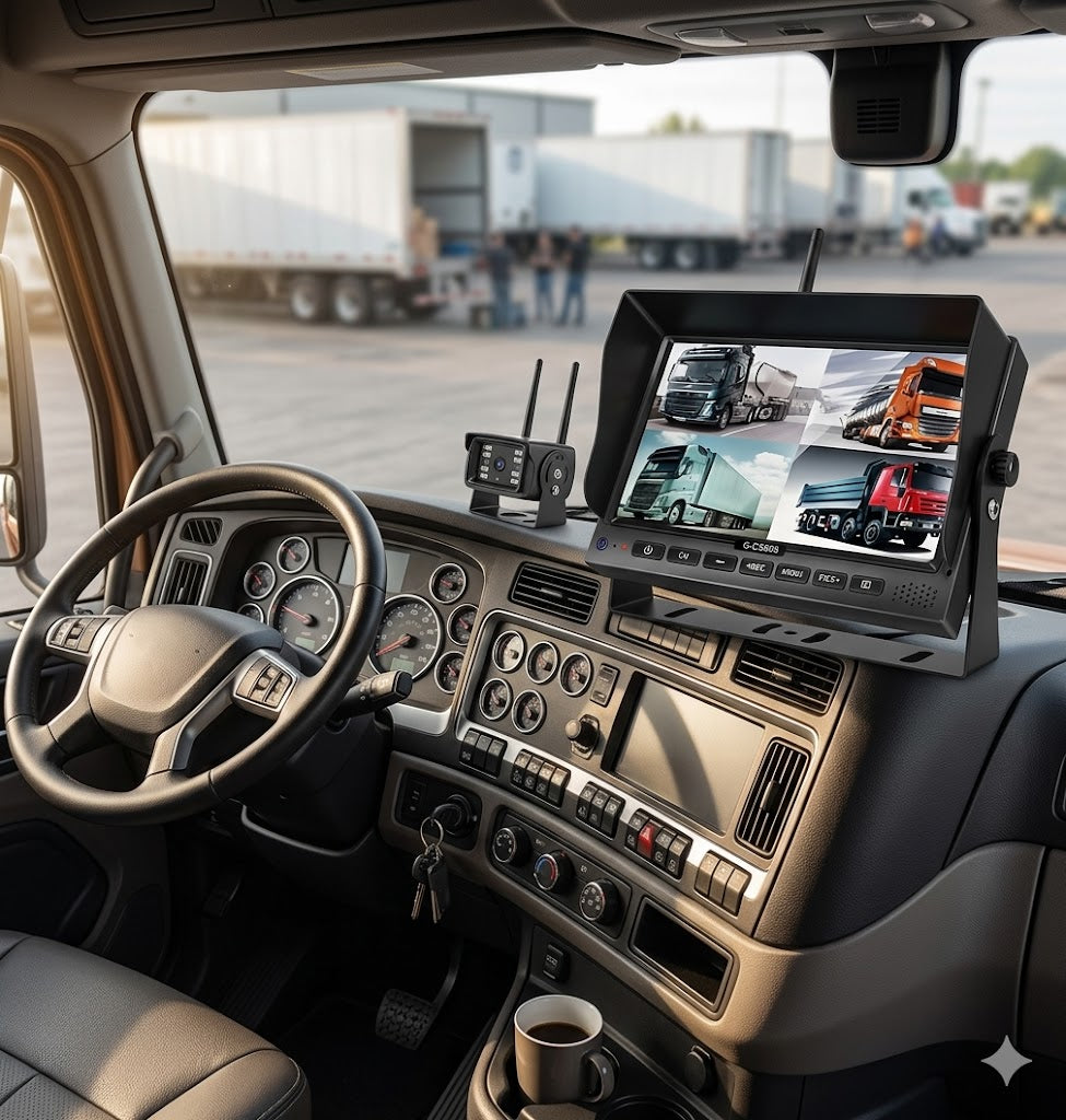 Car and Truck Four Way Monitoring Surveillance System