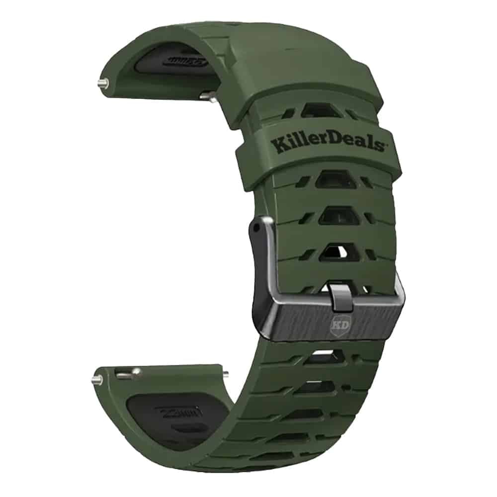 20mm Universal Watch Silicone Strap for Garmin Samsung Huawei