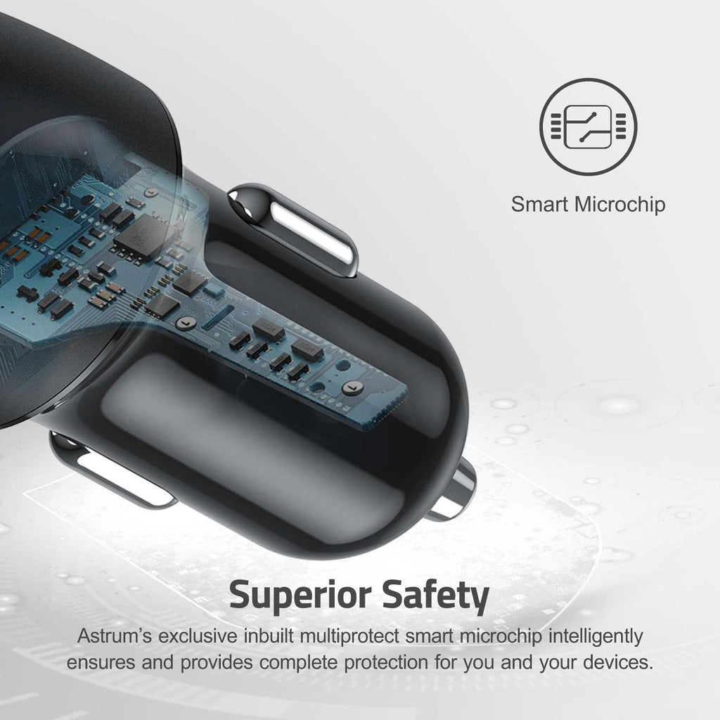 Pro Go PD20 20W USB-C PD 3A Dual USB Travel Car Charger