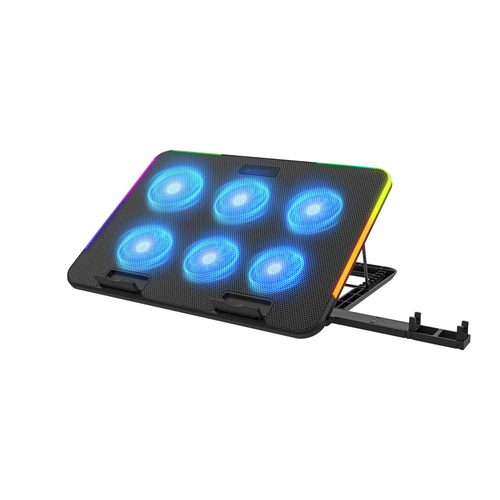 Laptop Cooling Pad 15.6″ 6 x 60mm Fan Led 5 Level – LCP156