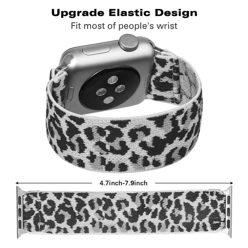 Nylon Strap for 42/44/45/49mm Apple Watch- Leopard