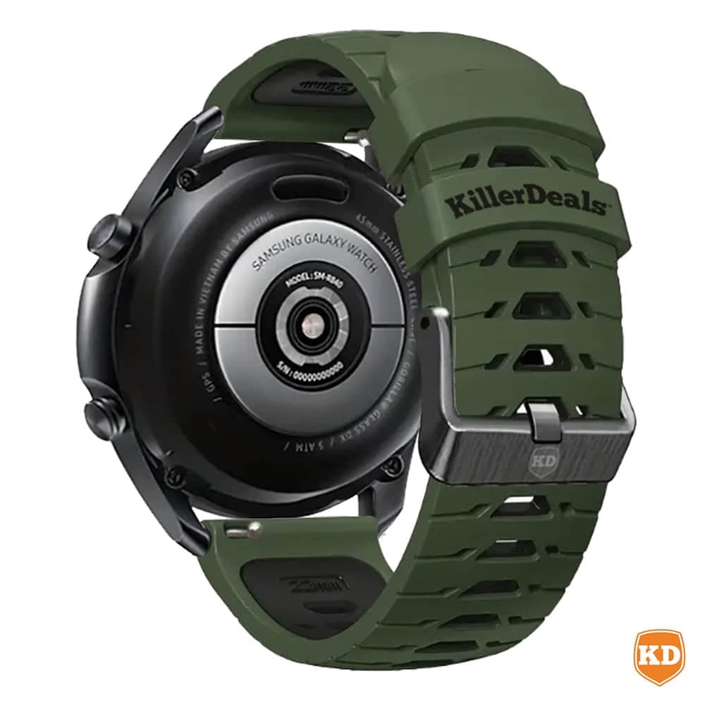 20mm Universal Watch Silicone Strap for Garmin Samsung Huawei