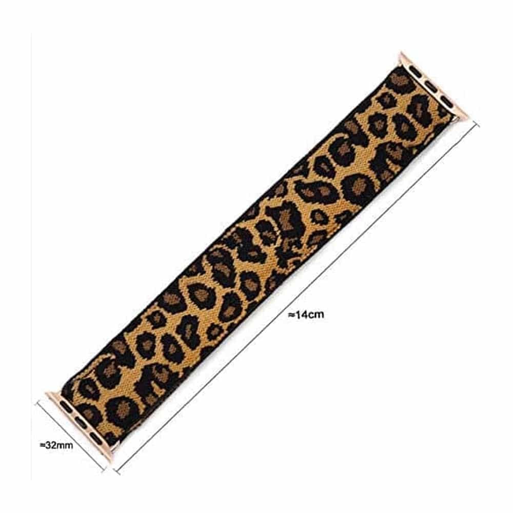 Nylon Strap for 42/44/45/49mm Apple Watch- Leopard