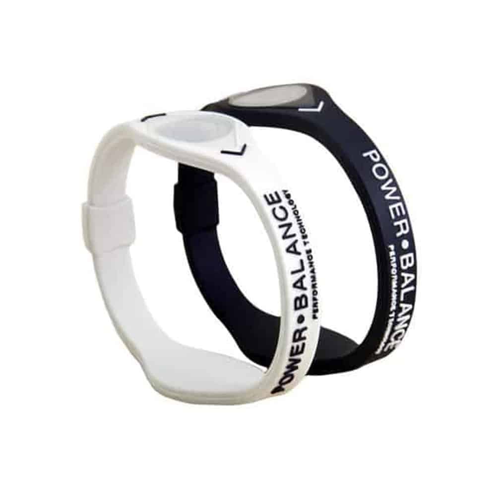 Athletic Performance Power Balance Bracelet Black &amp; White 2 Pack