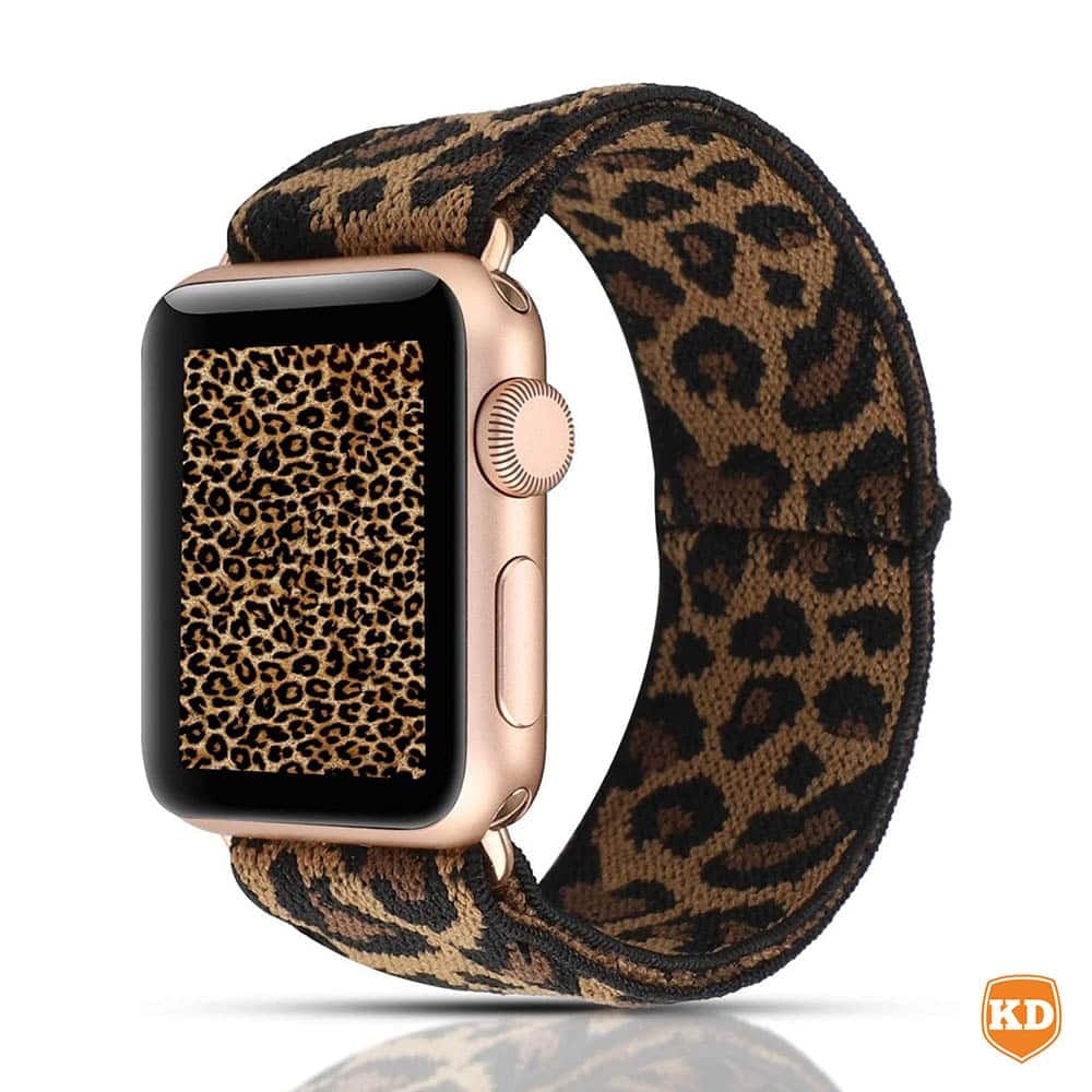 Nylon Strap for 42/44/45/49mm Apple Watch- Leopard