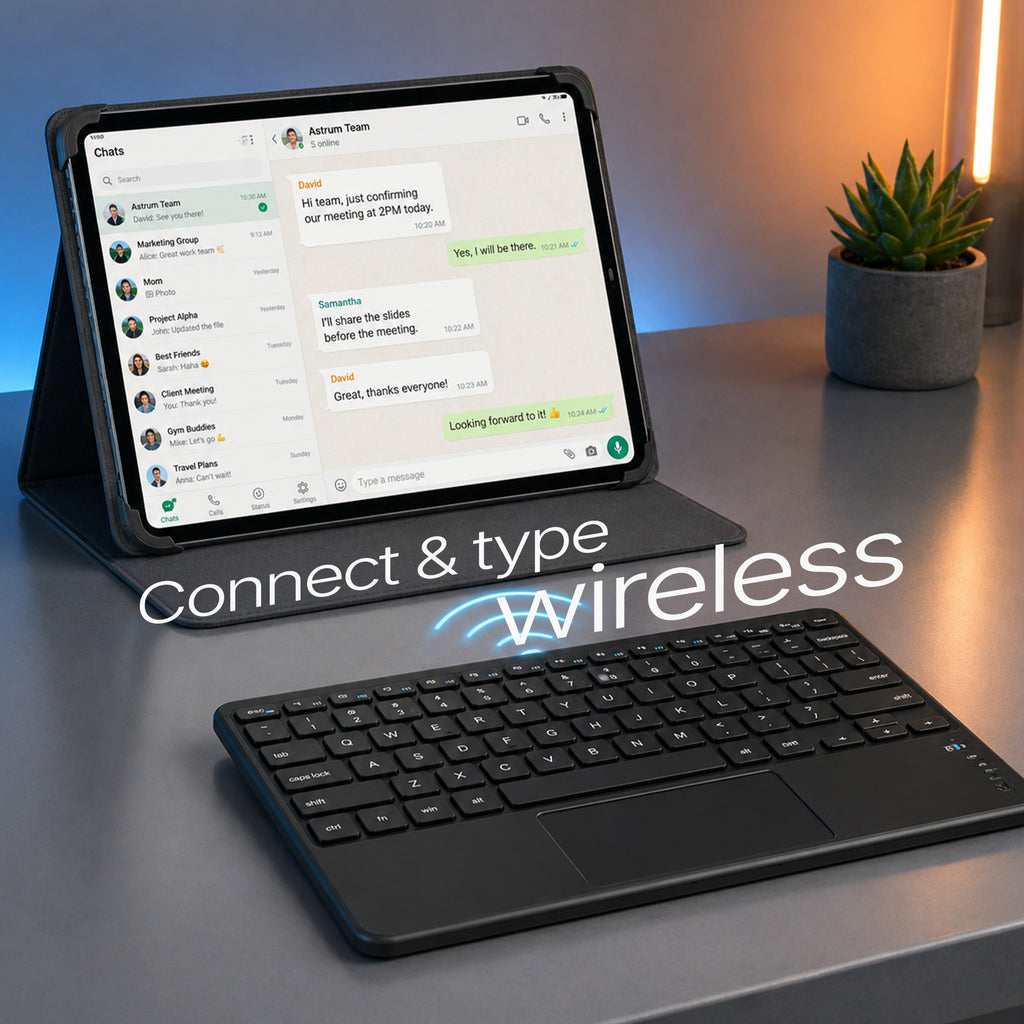 TB160 Universal Protective Touchpad Tablet Keyboard Case