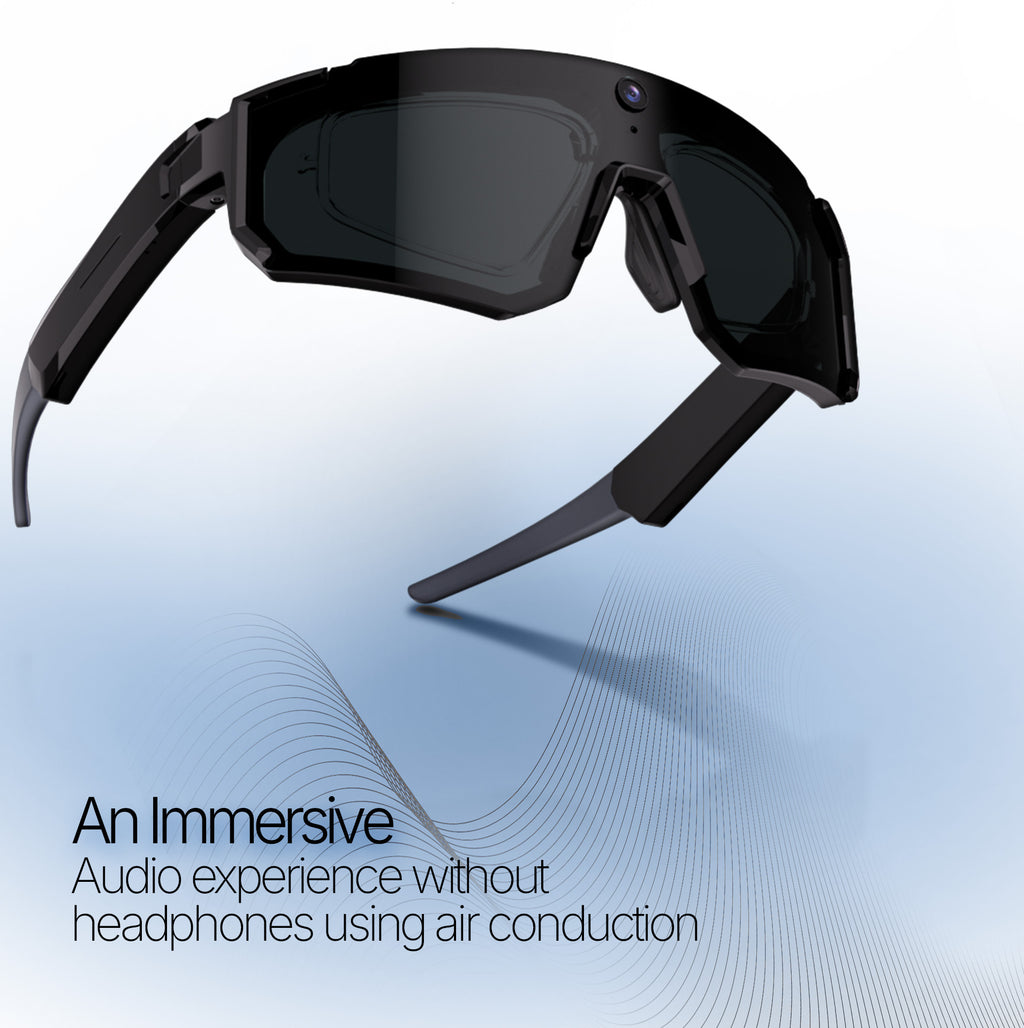 Astrum AI Sport Smart Glasses 32MP Camera IP65- SG-V06S Black