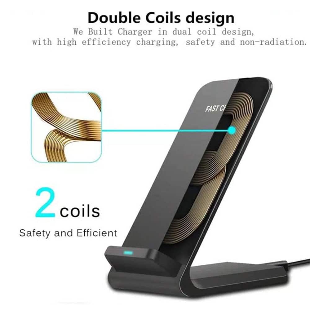 iPhone/Samsung QI Wireless Fast Charging Docking Stand
