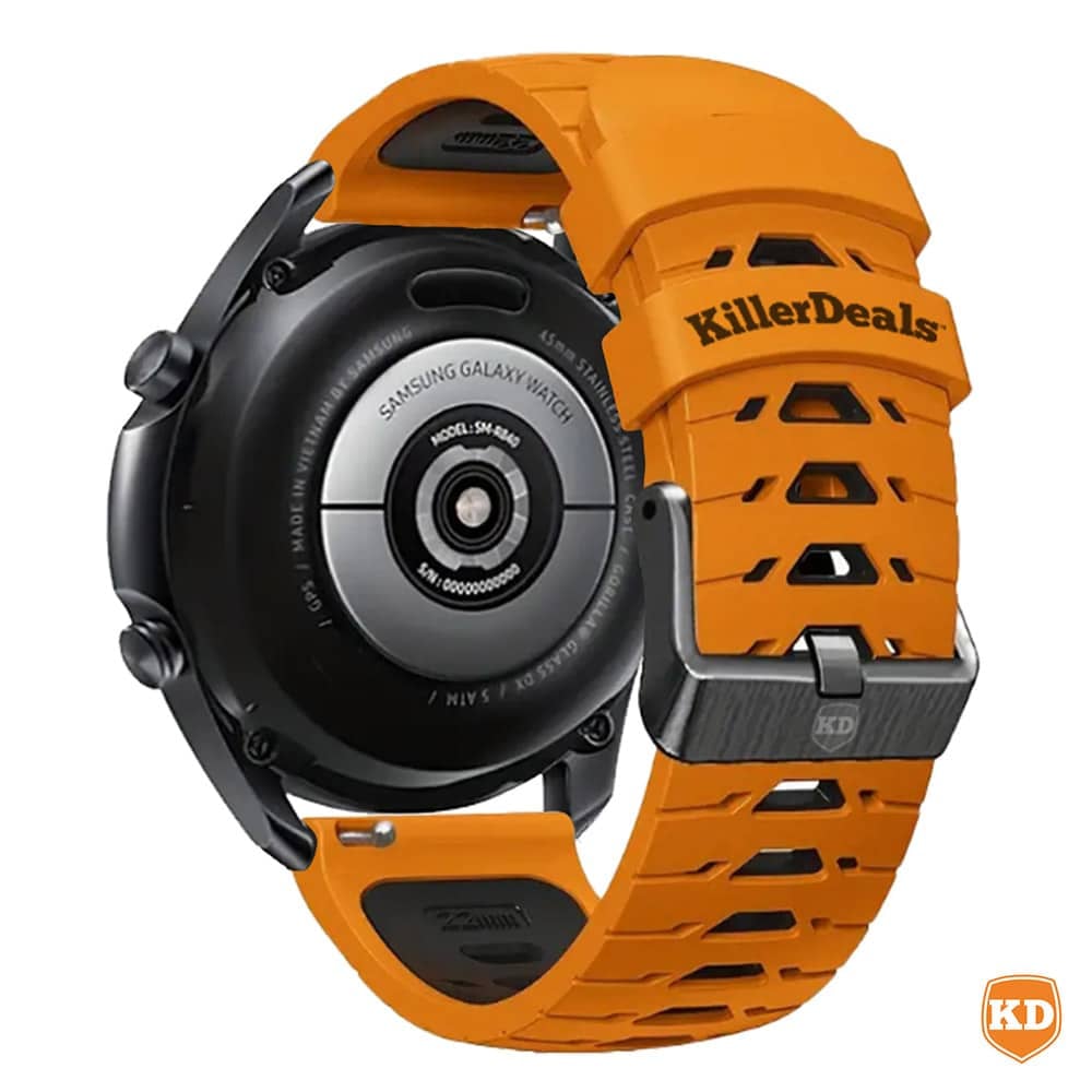 20mm Universal Watch Silicone Strap for Garmin Samsung Huawei