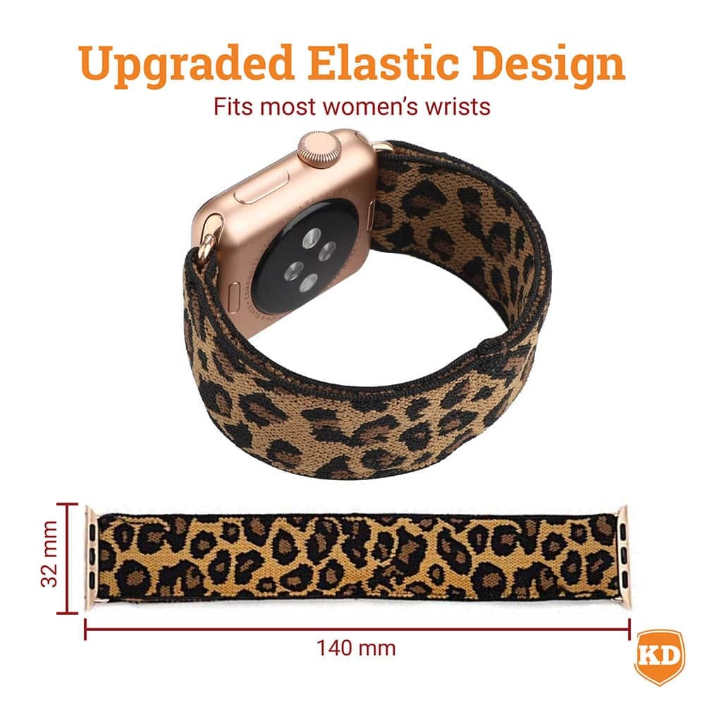 Nylon Strap for 42/44/45/49mm Apple Watch- Leopard