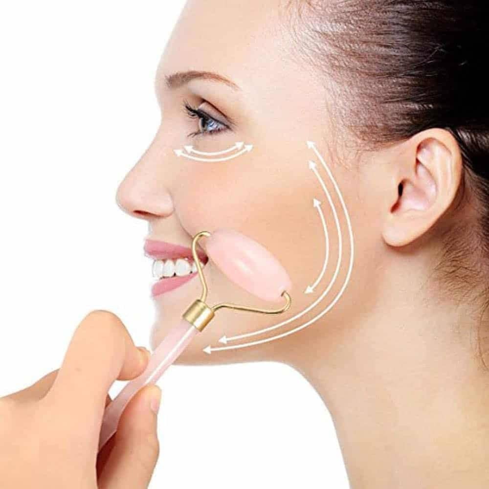 Natural Quartz Dermal Facial Massaging/Toning Roller