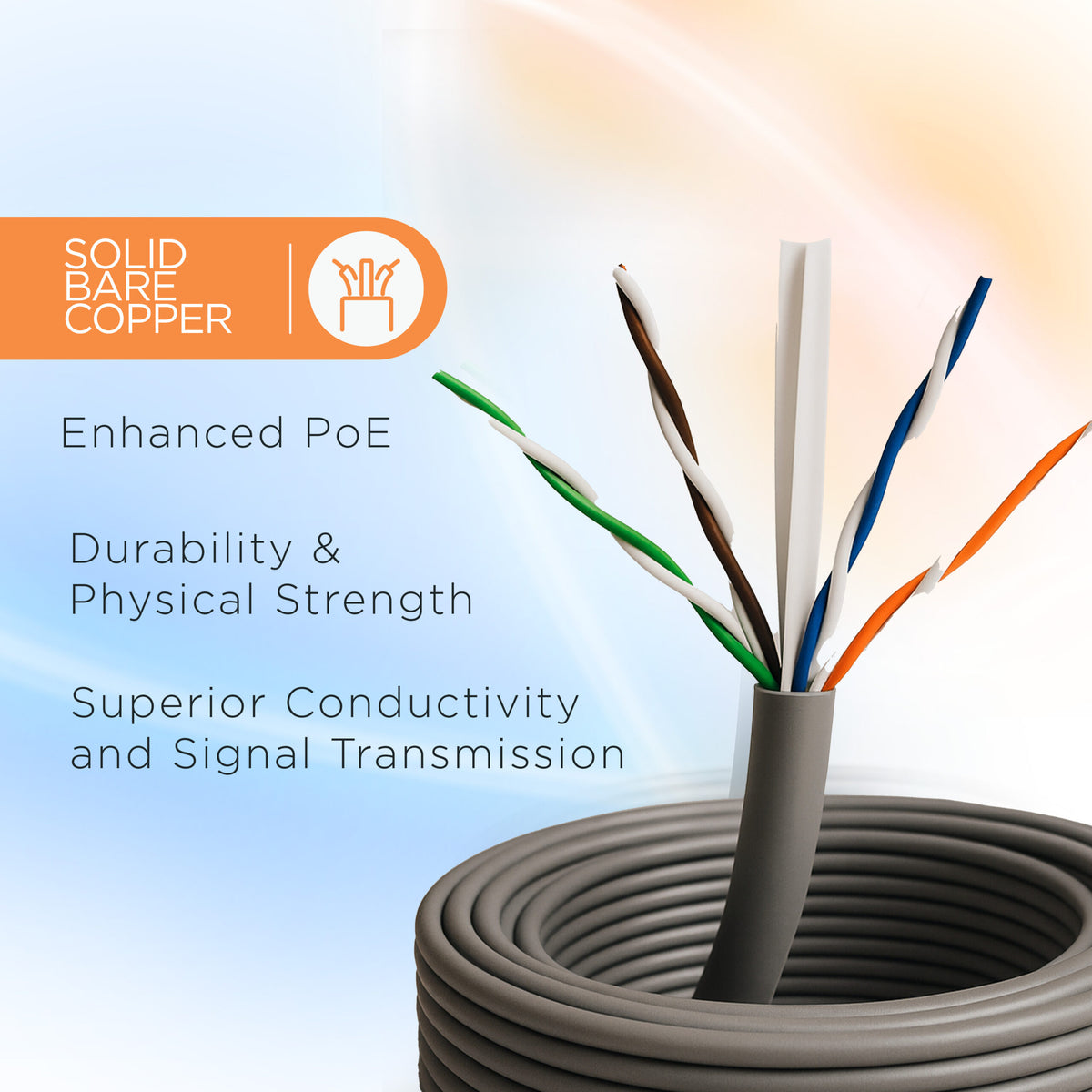 NCR6305B NETWORK CABLE CAT6 L 305M BC