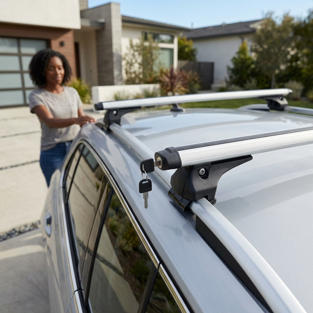 120cm Lockable Car Roof Crossbars