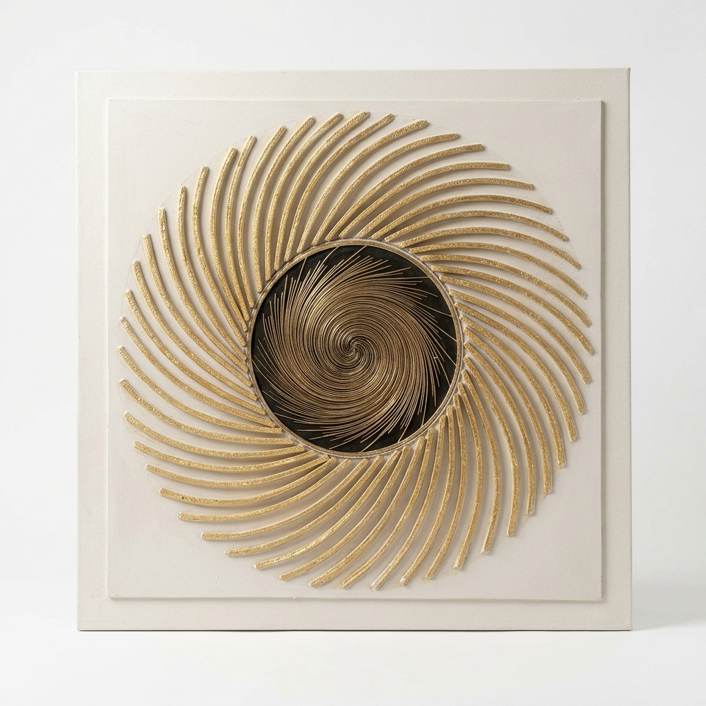 Abstract Spiral Decorative Wall Art