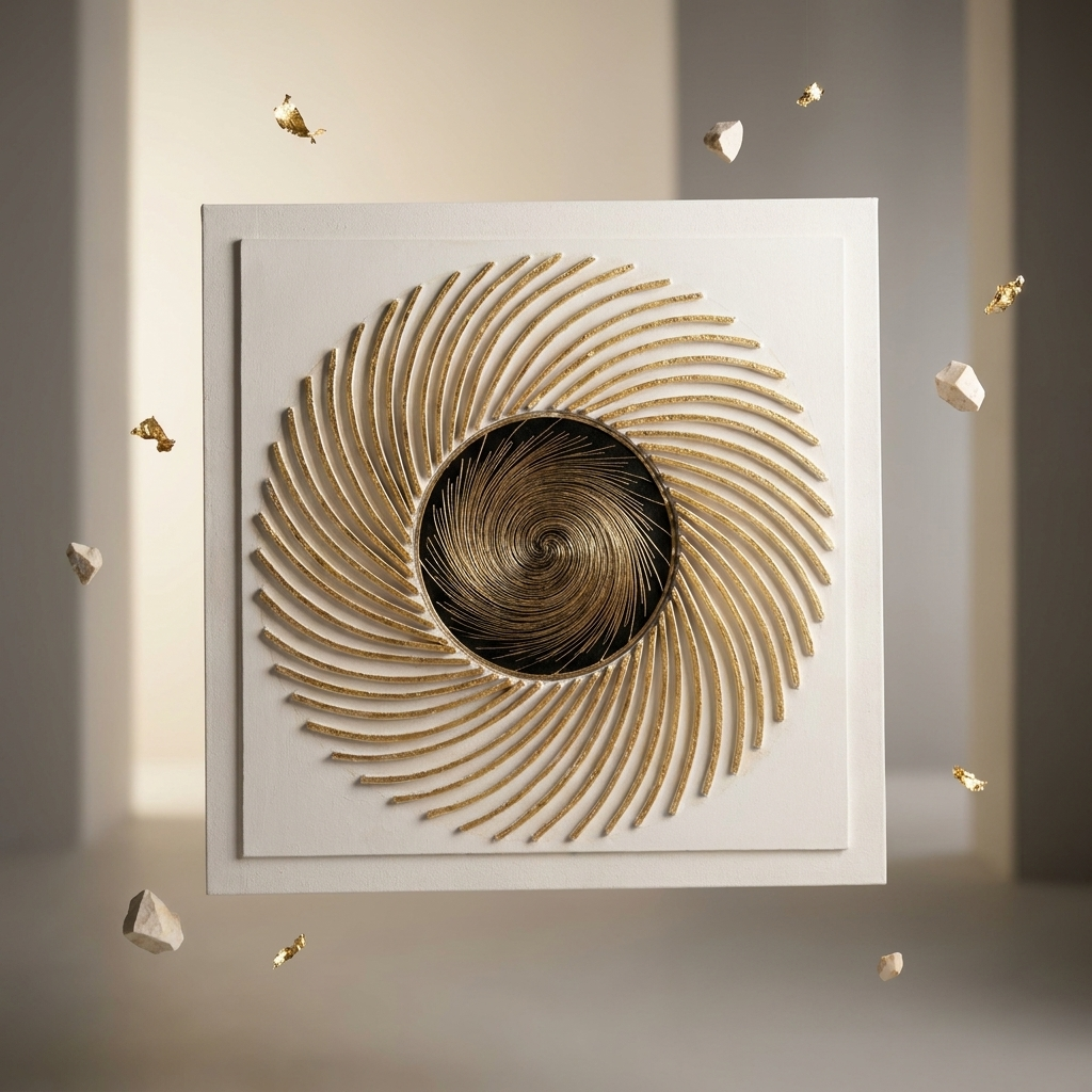 Abstract Spiral Decorative Wall Art