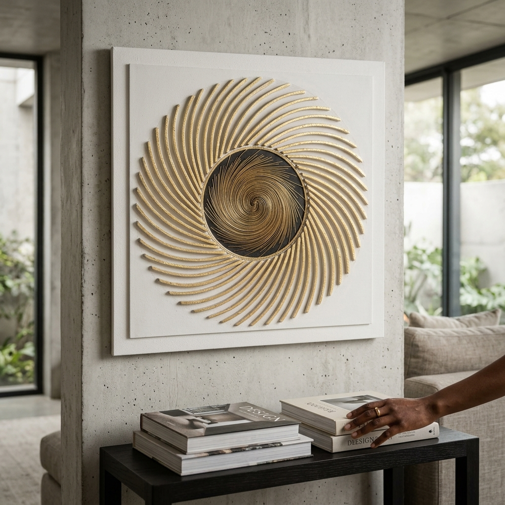 Abstract Spiral Decorative Wall Art