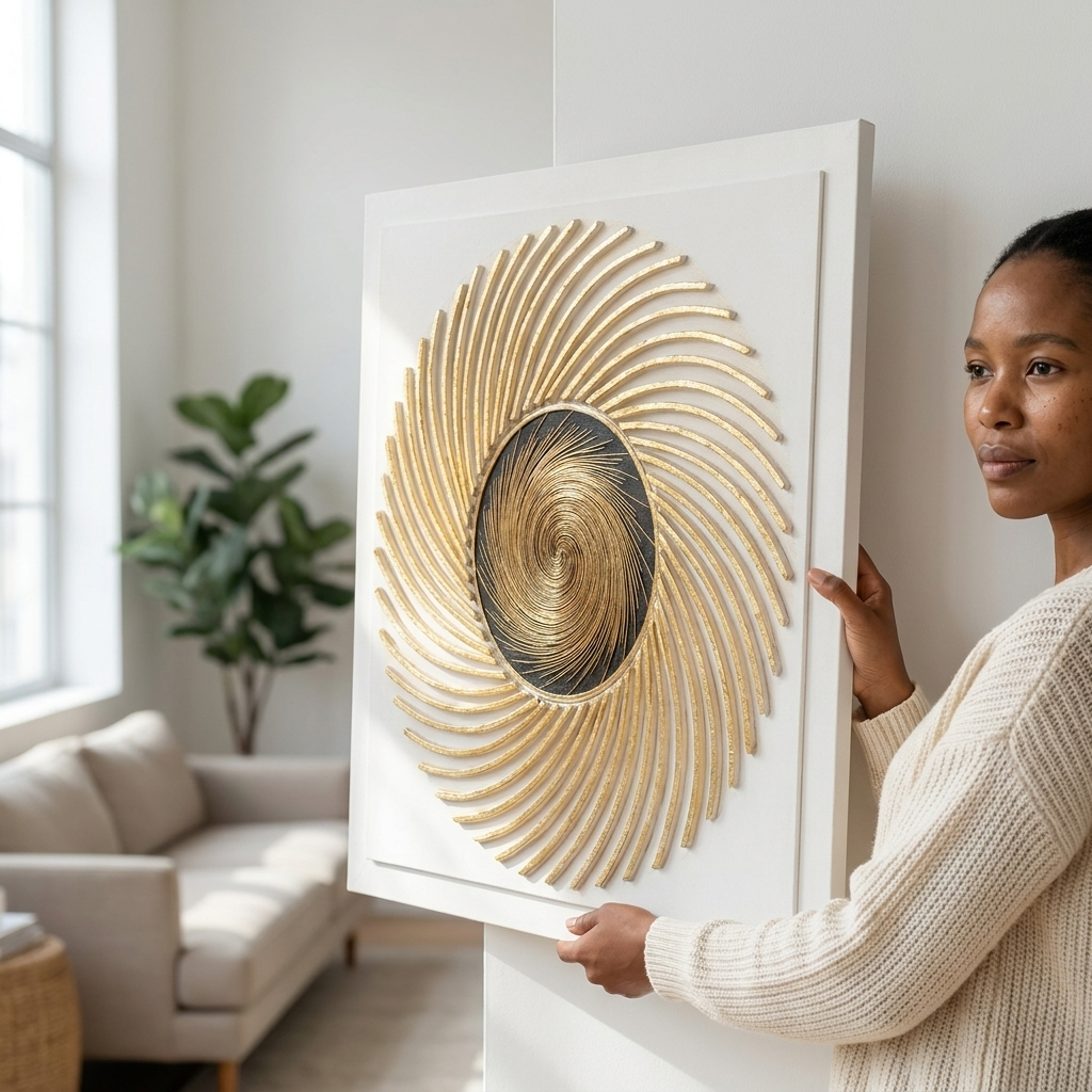 Abstract Spiral Decorative Wall Art