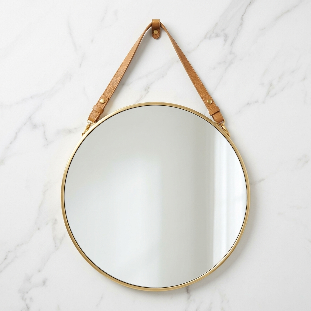 Round Hanging Wall Mirror | 80cm
