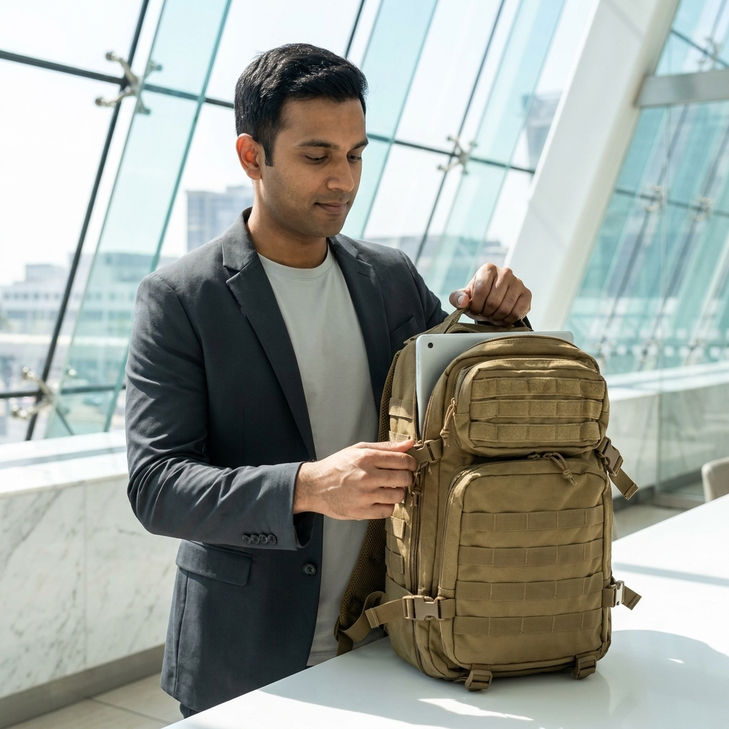 Tactical Coyote Brown Rucksack